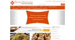 Desktop Screenshot of khanakhazana.org